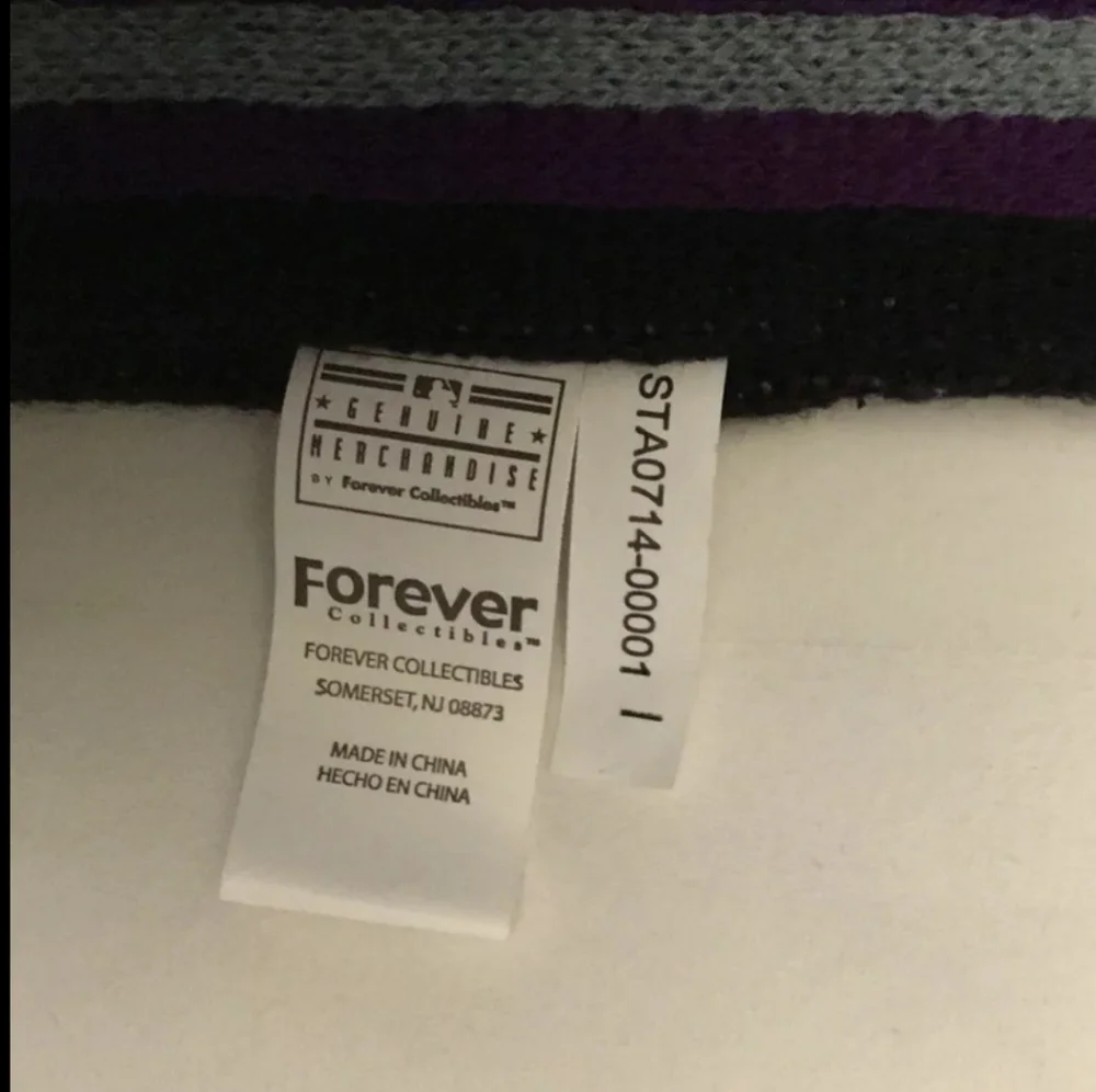 Colorado Rockies Scarf Forever Collectables Double Sided Thick